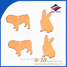 Wholesaler cheap price blank samll animal shape dog tag